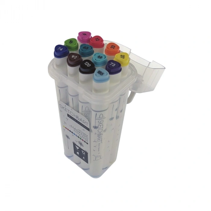 Bruno Visconti Çift Uçlu Marker Seti 12li