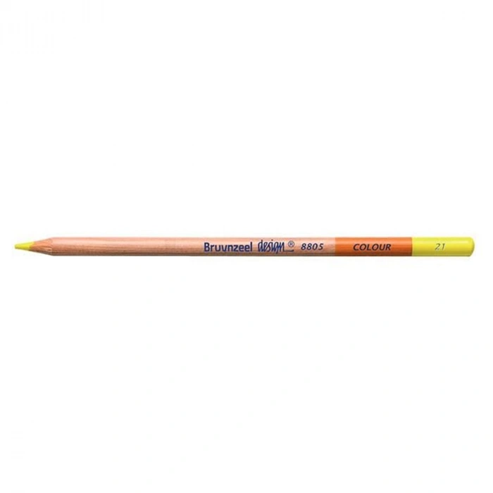 Bruynzeel Design Colour Pencils Kuru Boya Kalemi 21 Light Lemon Yellow