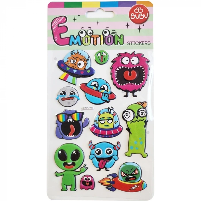 Bu-Bu Emotıons Emotıo Puffy Stıck Uzaylı 10.9x20.5 BUBU-SWP-2707