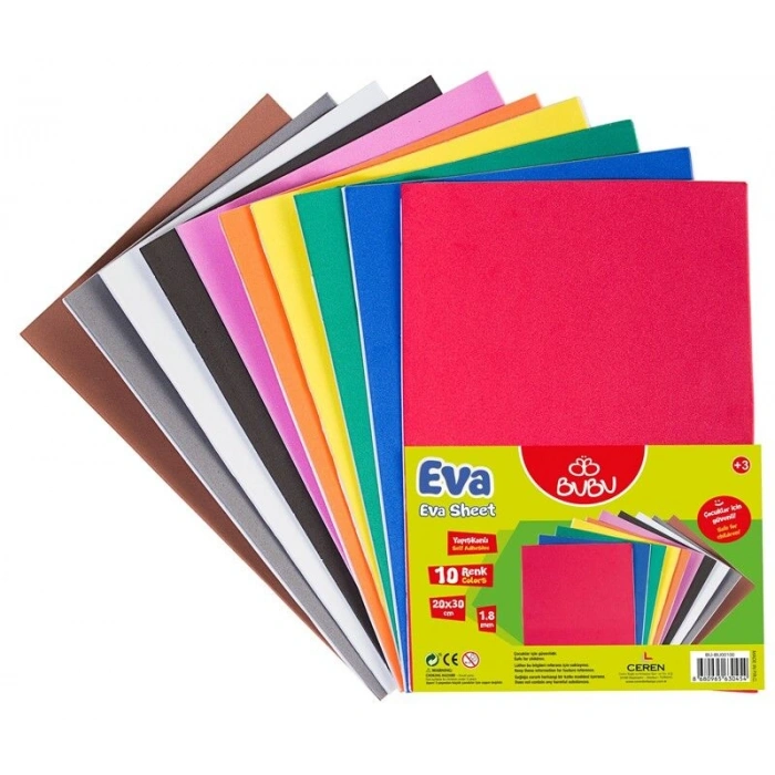 Bu-Bu Eva Yapışkanlı 20x30 Cm. 10lu (BUBU-EV0036***)