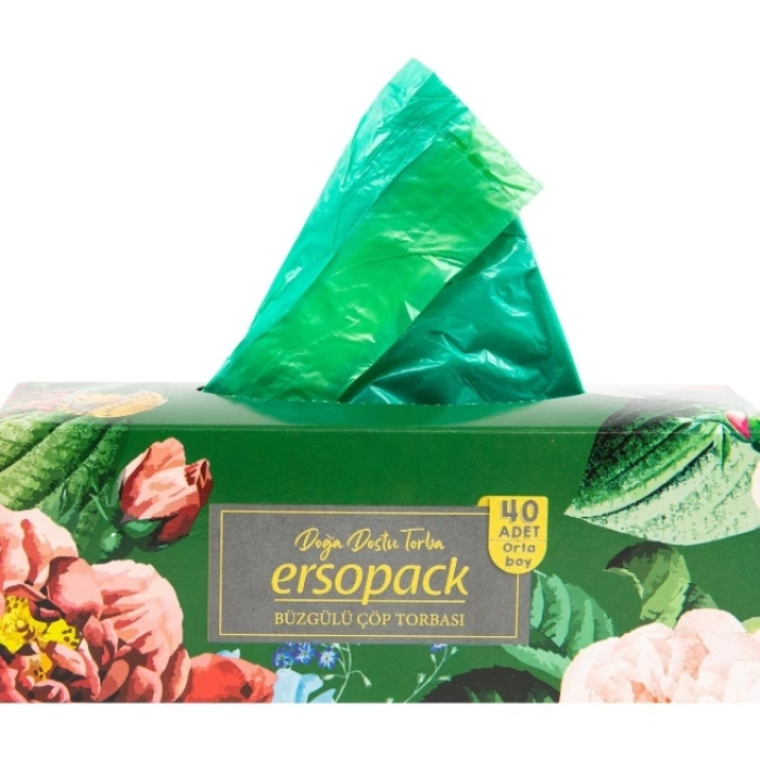 Büzgülü Çöp Torbası Orta Boy Vanilya Kokulu 600 Adet ( 55x60 )