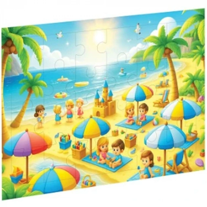 Ca Games Puzzle Minyatür Plaj Ahşap Caahs-3503
