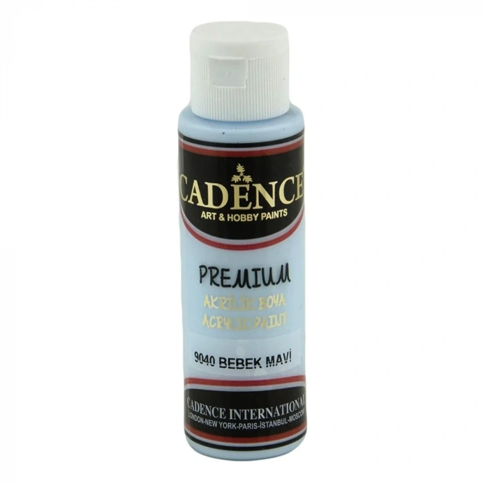 Cadence Akrilik Boya 70ml 9040 Bebek Mavi