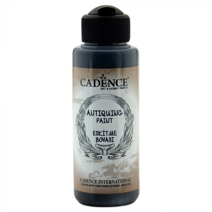 Cadence Antique Paint Eskitme Boyası 120ml 305 Siyah