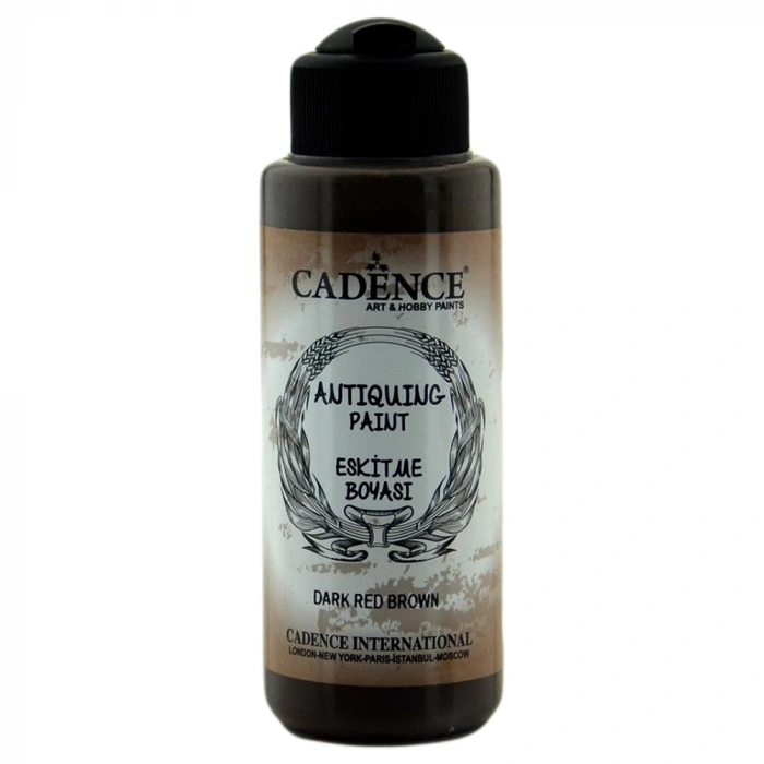 Cadence Antique Paint Eskitme Boyası 120ml 306 Kızıl Kahve