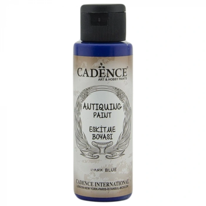 Cadence Antique Paint Eskitme Boyası 70ml 308 Lacivert