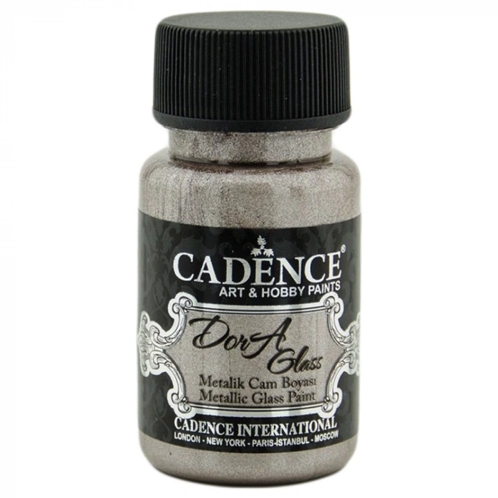 Cadence Dora Glass Metalik Cam Ve Porselen Boyası 50ml 3151 Elmas