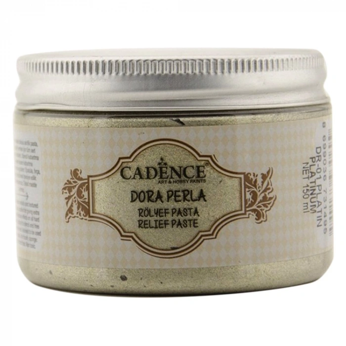 Cadence Dora Perla Rölyef Pasta 150ml Dr01 Platin