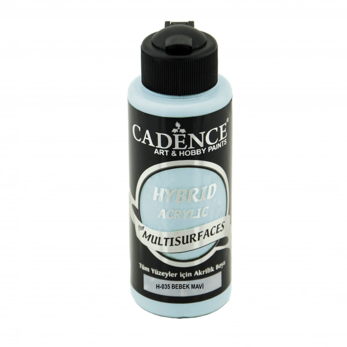 Cadence Hybrid Multisurface Akrilik Boya 120ml H-035 Bebek Mavi