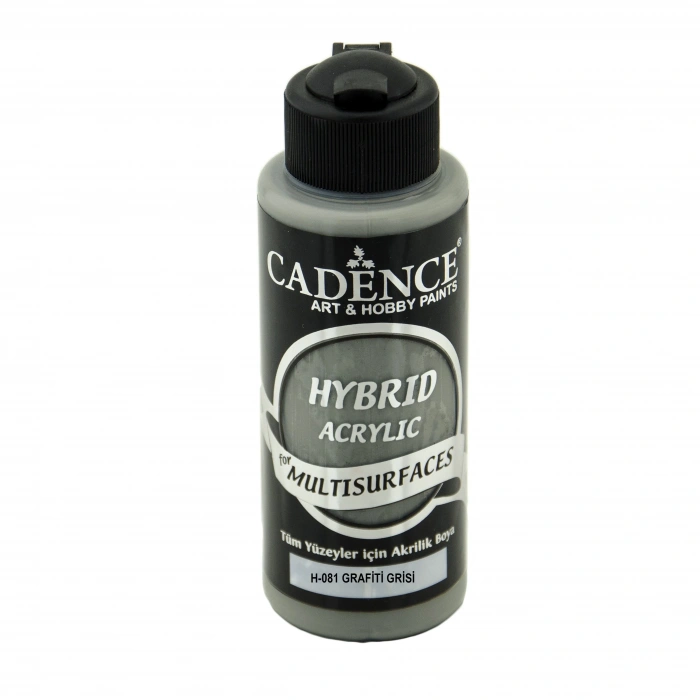 Cadence Hybrid Multisurface Akrilik Boya 120ml H-081 Grafiti Grisi