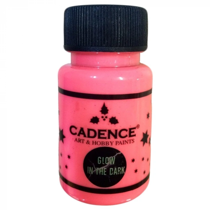 Cadence Karanlıkta Parıldayan Boya 50ml 579 Pembe