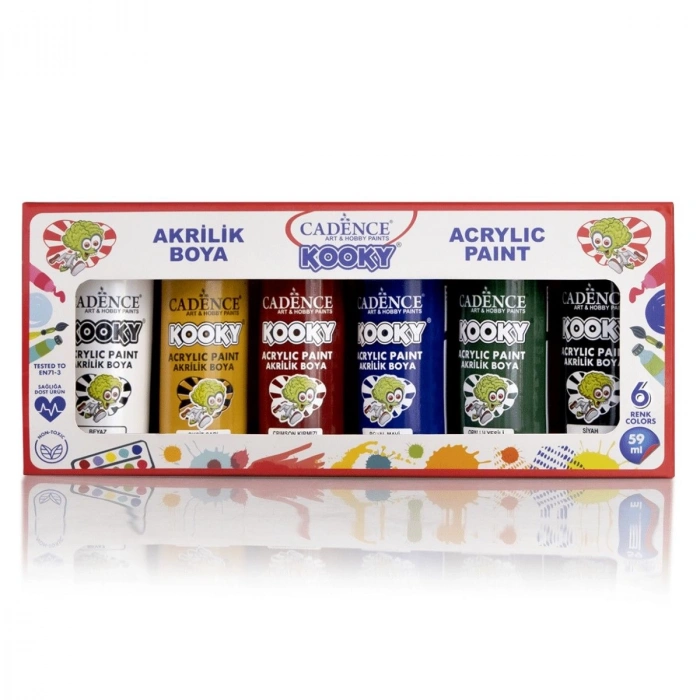 Cadence Kooky Akrilik Boya Seti 6x59ml