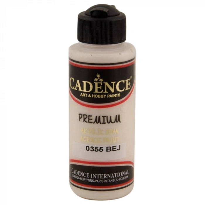 Cadence Premium Akrilik Boya 120ml 0357 Sahra Beji