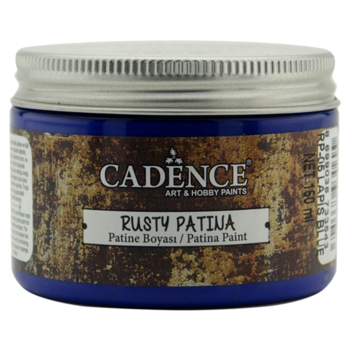 Cadence Rusty Patina Boyası 150ml Rp05 Lapis Mavi
