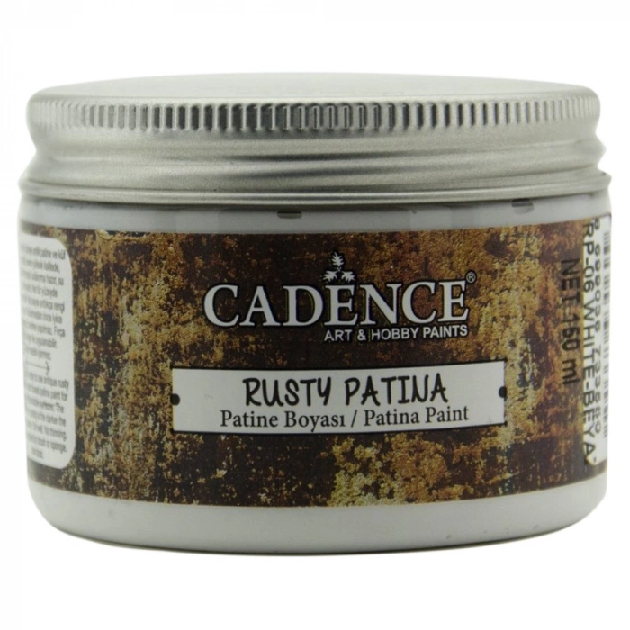 Cadence Rusty Patina Boyası 150ml Rp06 Beyaz