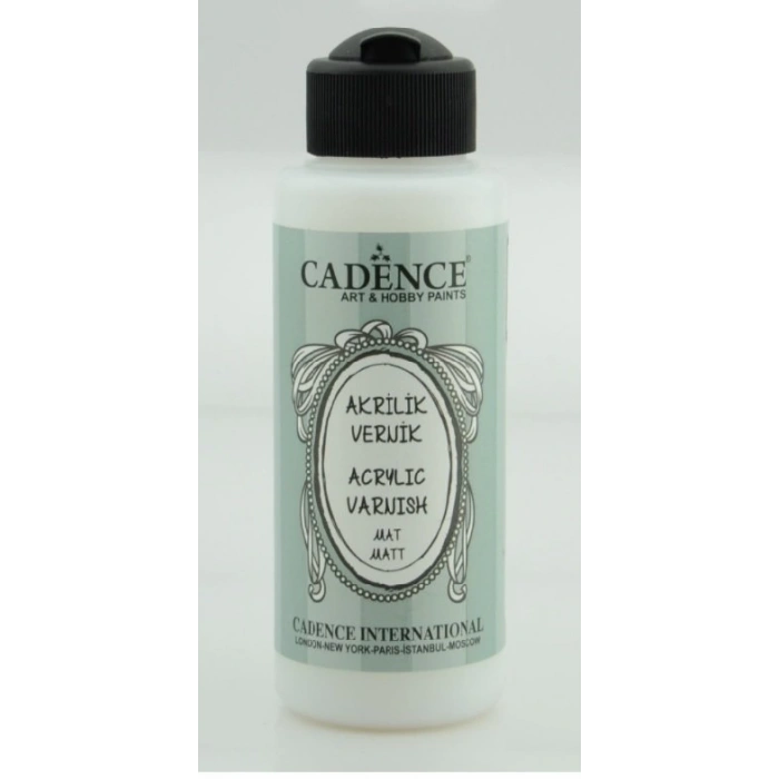 Cadence Su Bazlı Akrilik Mat Vernik 120 Ml