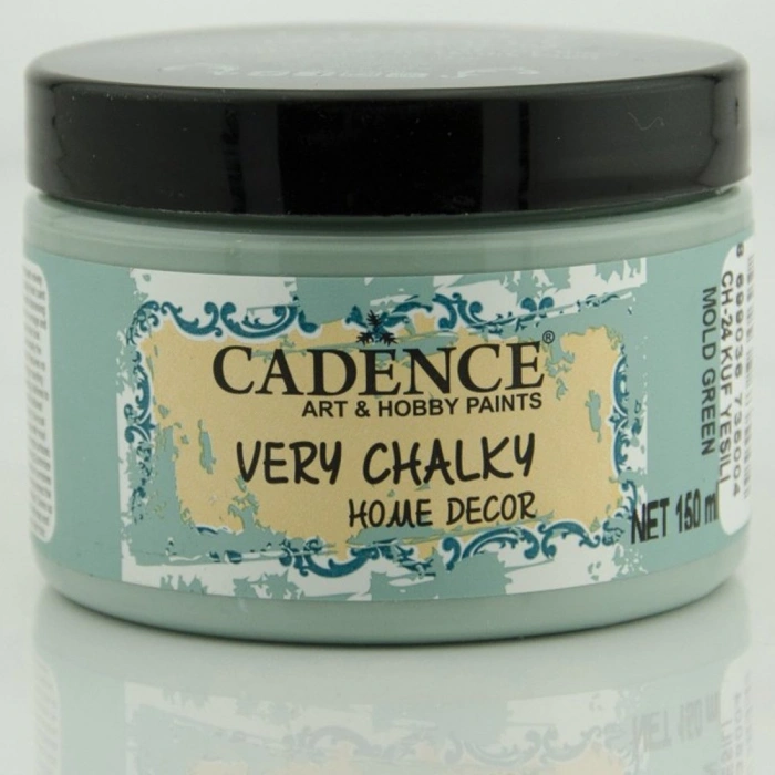 Cadence Very Chalky Home Dekor Kadifemsi Mobilya Boyası 150ml 24 Küf Yeşili