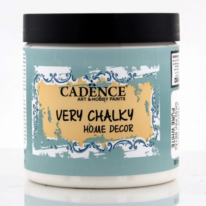 Cadence Very Chalky Home Dekor Kadifemsi Mobilya Boyası 500ml 02 Pak Beyaz