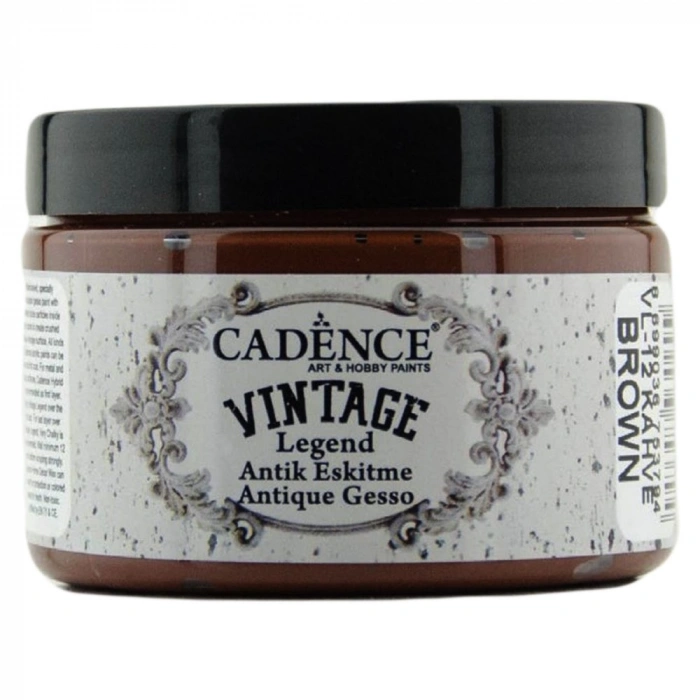 Cadence Vintage Legent Antik Eskitme Boyası 150ml 12 Kahverengi
