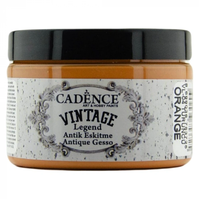 Cadence Vintage Legent Antik Eskitme Boyası 150ml 4 Turuncu
