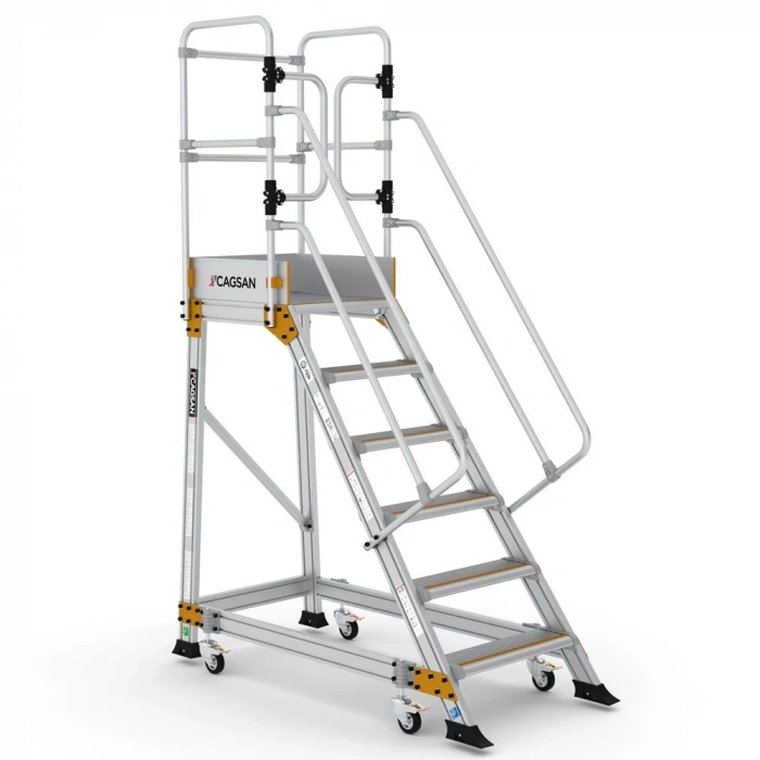 Çağsan Endüstriyel Alüminyum Platform EP 5+1 Basamaklı - EP5