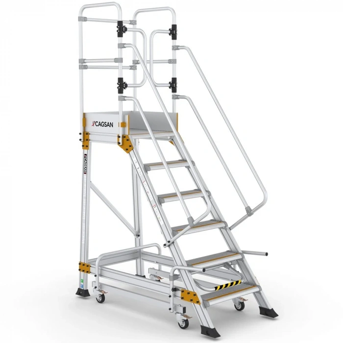 Çağsan Endüstriyel Alüminyum Platform EPN 5+1 Basamaklı - EPN5