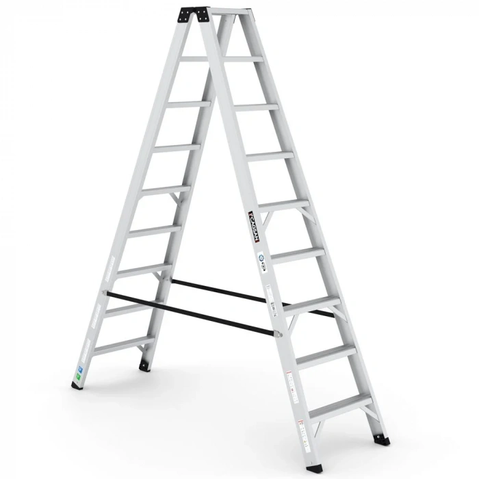 Çağsan Everest Pro Alüminyum Merdiven Çift Çıkışlı 9 Basamaklı - EVR-PRO9