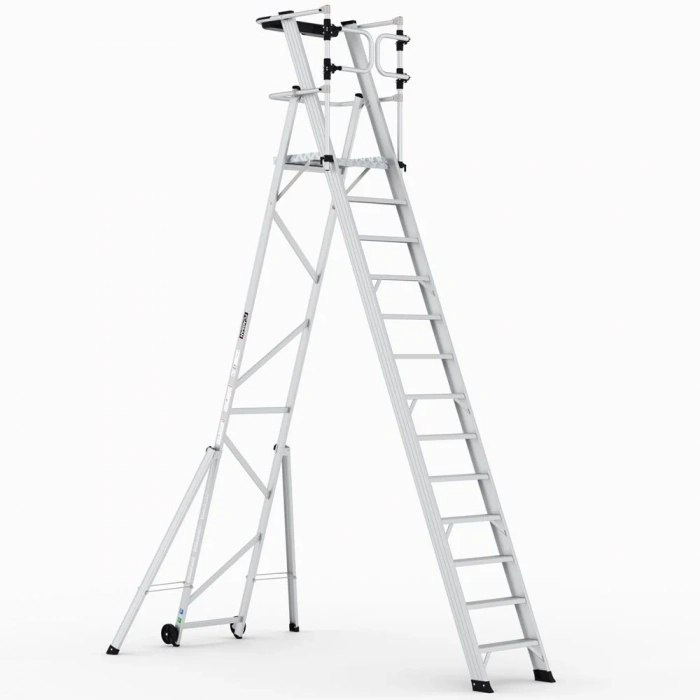 Çağsan Katlanır Platformlu Merdiven 12+1 Basamaklı - KPN12