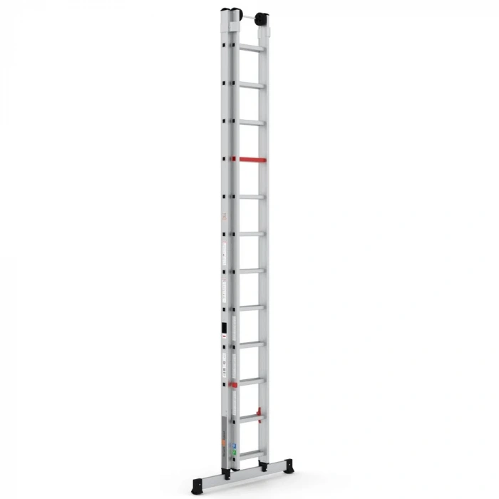 Çağsan Smart Level İki Parçalı Sürgülü Alüminyum Merdiven 2x10 Basamaklı - PRO_2x10