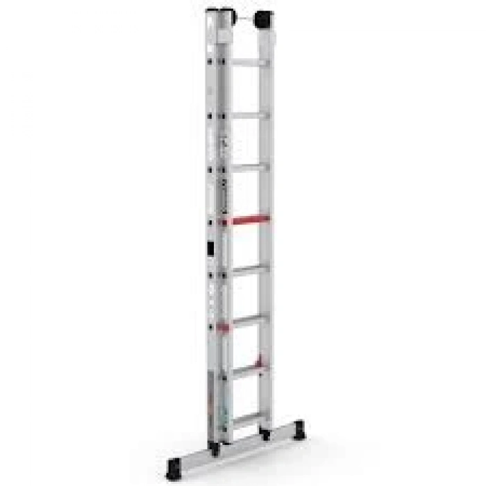 Çağsan Smart Level İki Parçalı Sürgülü Alüminyum Merdiven 2x14 Basamaklı - PRO_2x14