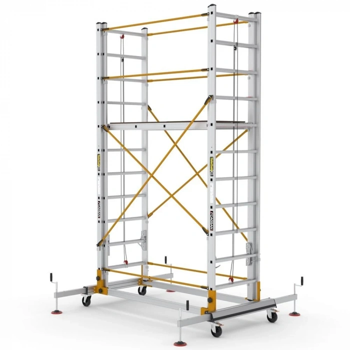 Çağsan Telesafe İki Parçalı Alüminyum İskele 2x13 Basamaklı - S007_XL_FP