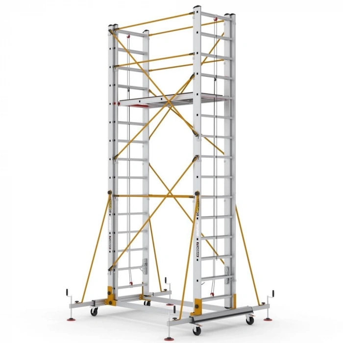 Çağsan Telesafe İki Parçalı Alüminyum İskele 2x15 Basamaklı - S008_XL_FP