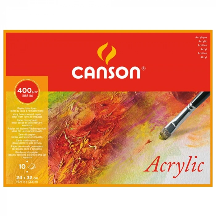 Canson Blk Canacrylıq 10s 24x32 400 GR