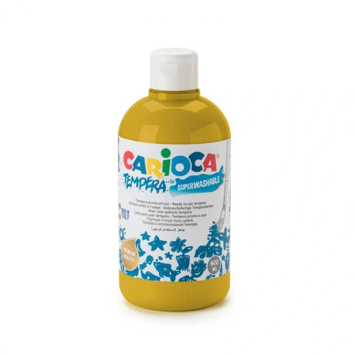 Carioca Tempera Yıkanabilir Poster Boya 500 ml. METALİK ALTIN