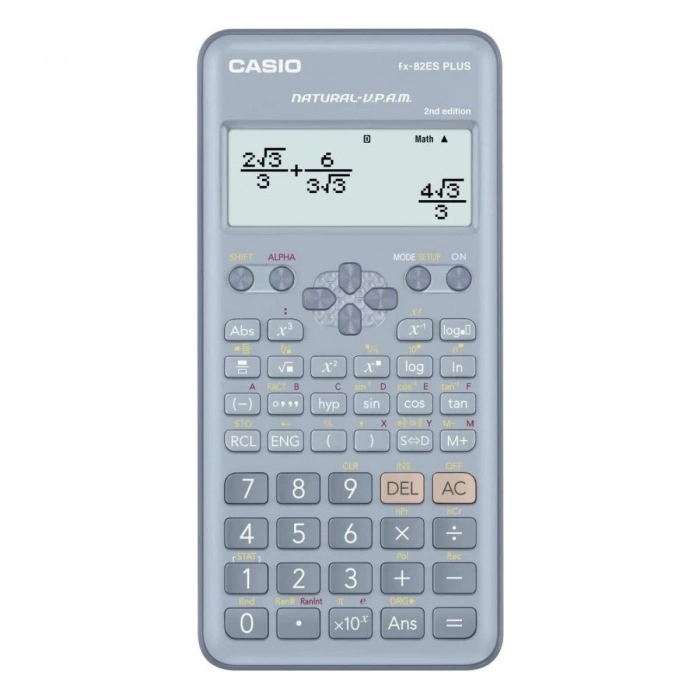 Casio Hesap Makinası Bilimsel Fonksiyonlu FX-82ES Plus 2nd Edition Mavi