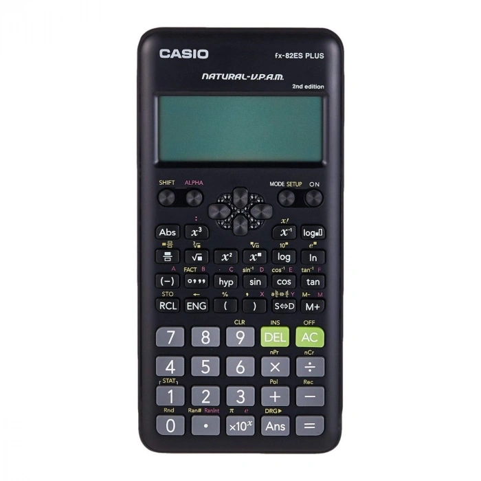 Casio Hesap Makinası Bilimsel Fonksiyonlu FX-82ES Plus 2nd Edition Siyah
