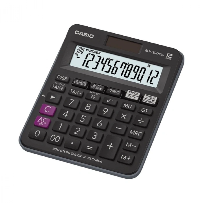 Casio Hesap Makinası MJ-120D Plus-BK