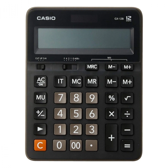 Casio Hesap Makinesi GX-12B-BK