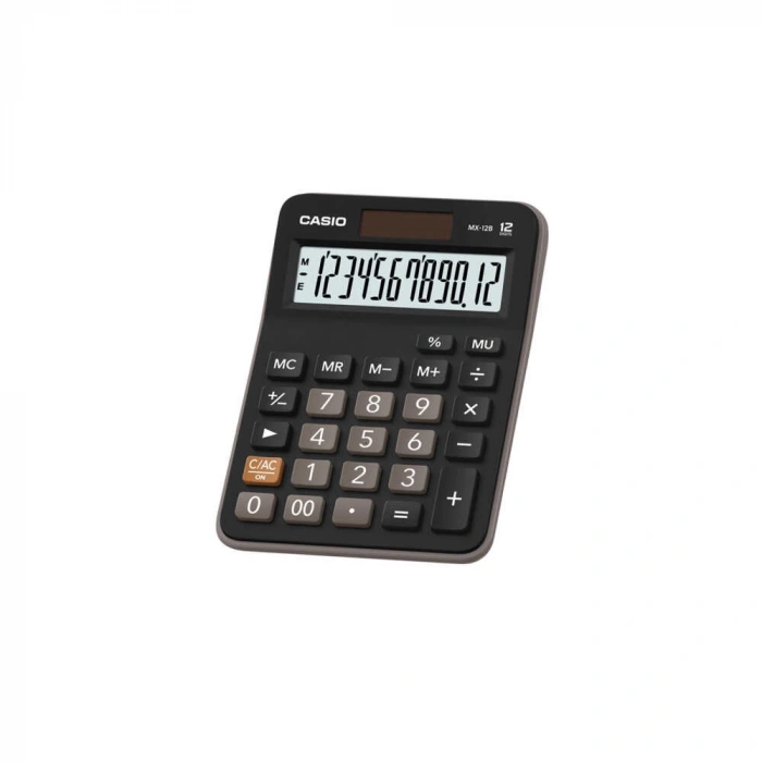 Casio Mx-12B Hesap Makinesi 12 Hane Pilli ve Güneş Enerjili
