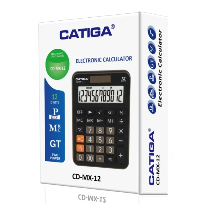Catiga CD-MX12 Masaüstü 12 Hane Hesap Makinesi