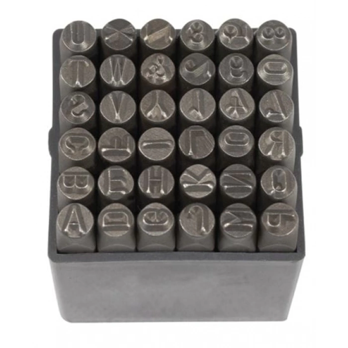 Çelik Harf 36 Parça 8 Mm