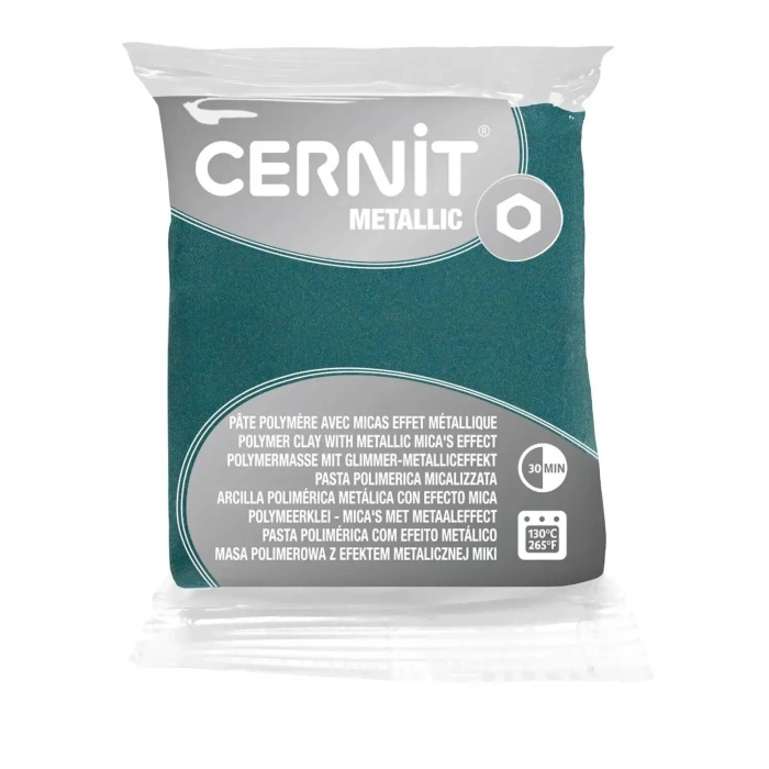 Cernit Metallic Polimer Kil 56 g Turquoise