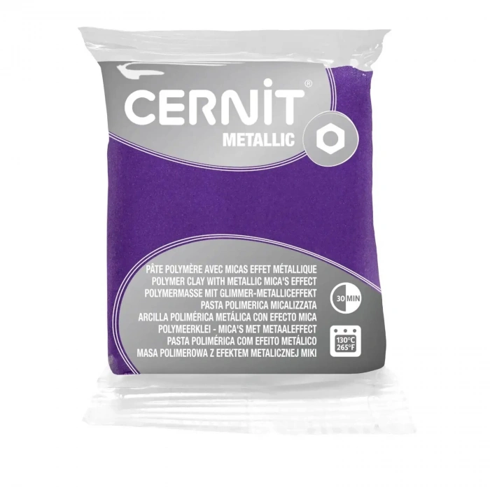 Cernit Metallic Polimer Kil 56 g Violet
