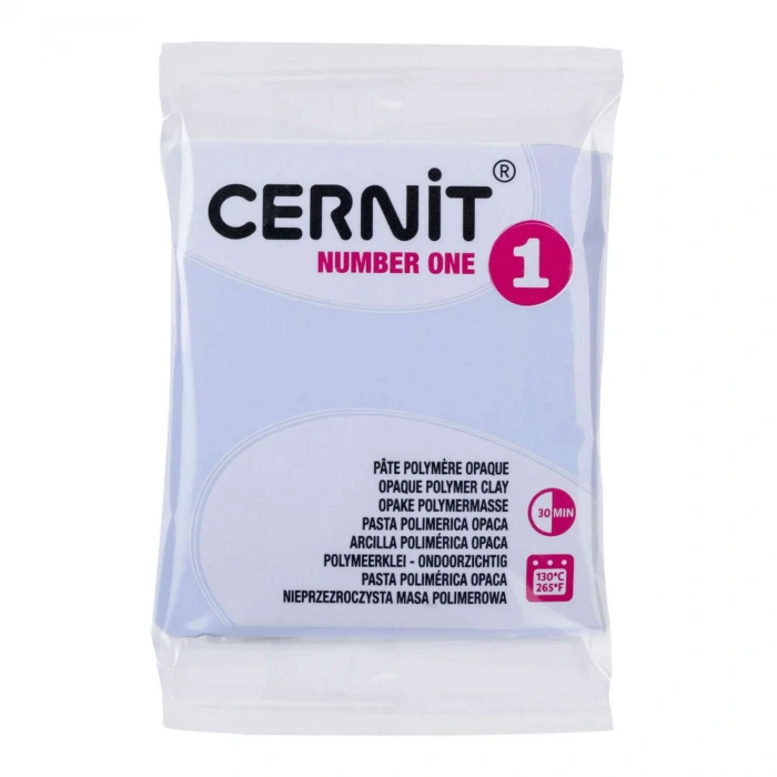 Cernit Number One Polimer Kil 56 g Pastel Blue