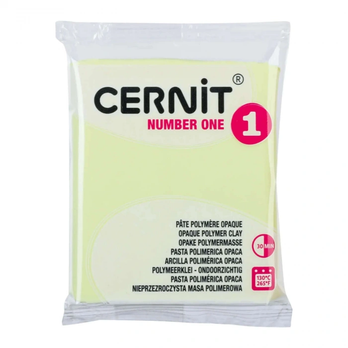 Cernit Number One Polimer Kil 56 g Pastel Yellow