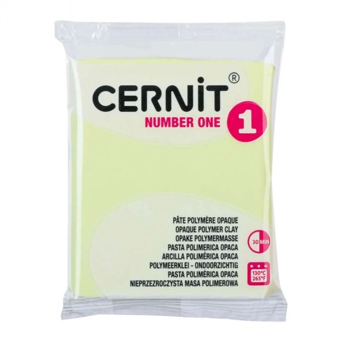 Cernit Number One Polimer Kil 731 Pastel Yellow