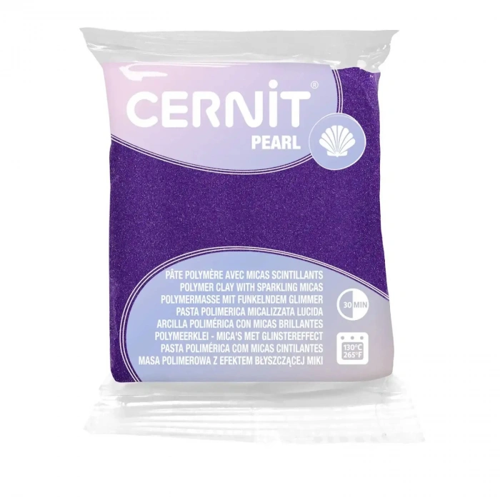 Cernit Pearl Polimer Kil 56 g Violet