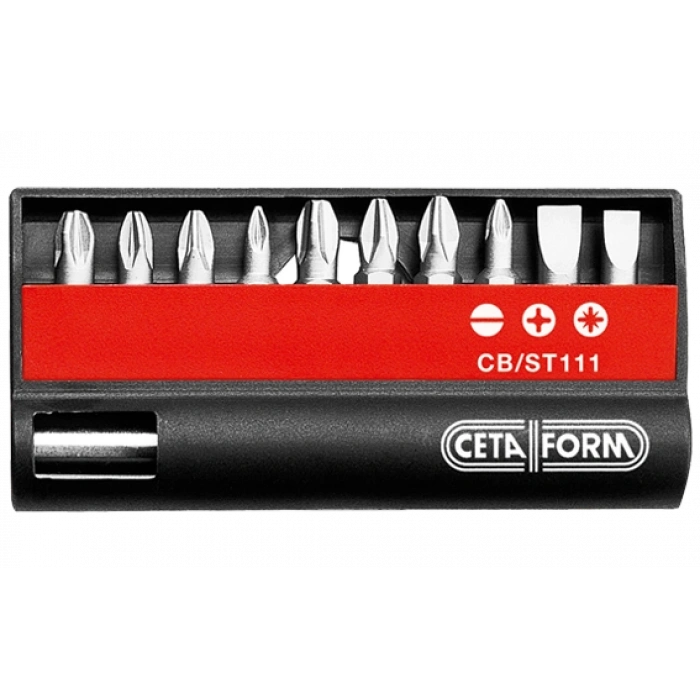 CETA FORM CB/ST111 Bits Uç Takımı 11 Parça (Düz/Yıldız/Pozidriv)