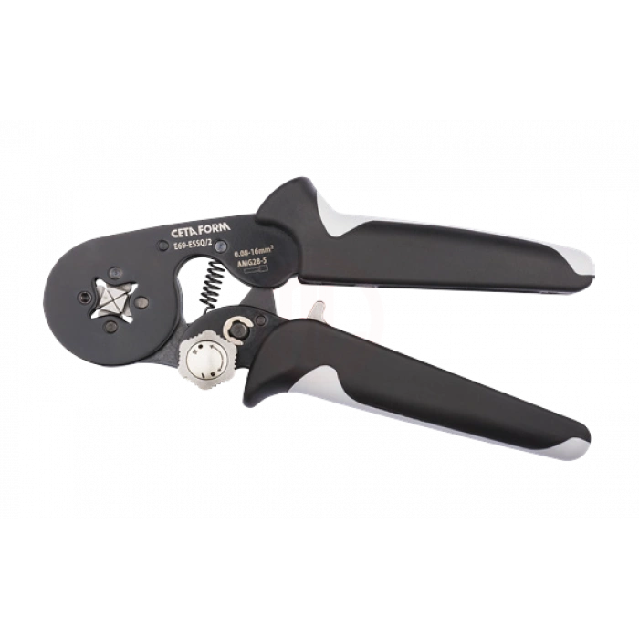 Ceta Form Kablo Yüksüğü Sıkma Pensesi (Kare Form) (0.08 16 Mm2)