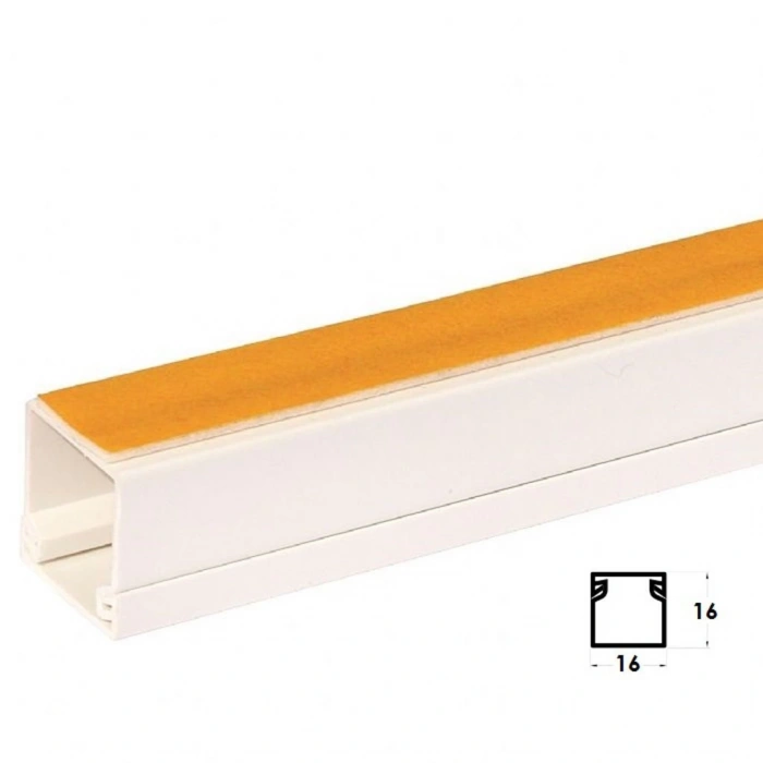 Çetsan Yapışkanlı Kablo Kanalı Eko 16X16 Mm